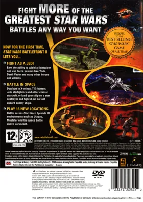 Star Wars - Battlefront II (Japan) box cover back